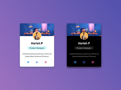 Social profile card design figma socialprofilecard