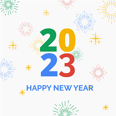 Social Media New Year Post branding graphic design logo