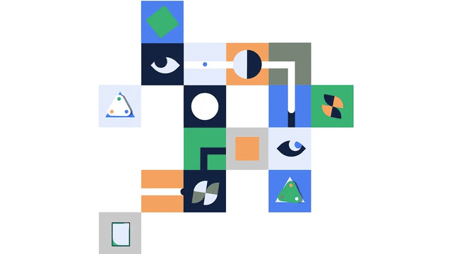 Cutting Through the Noise animation branding cybersecurity detection geometric illustration minimal motion graphics