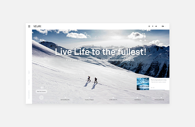 UI Exploration concept graphic design interface product ski ui user interface