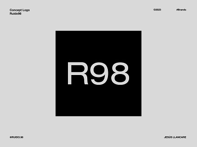 Ruido98 Logo - Branding branding logo r98 ruido98