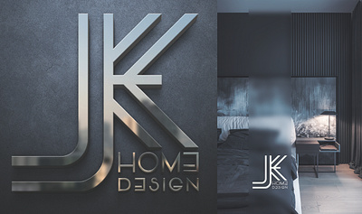 Janko Kata Home Design 3d logo branding design graphic graphic design home design illustration logo monogram logo vector