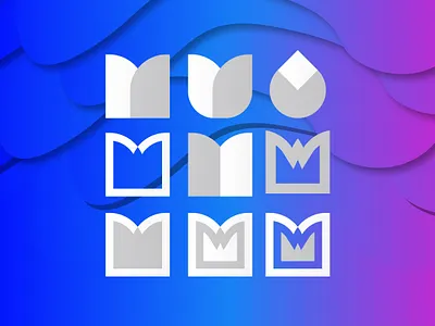 M logo brand identity