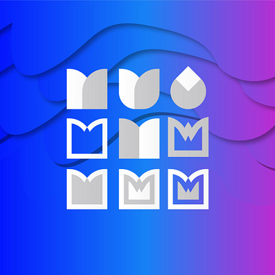 M logo brand identity