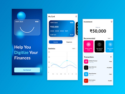 Banking App Design Concept branding creative creative design creativity design figmadesign illustration logo ui ux