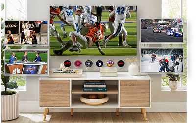 Apple Vision PRO - NFL streaming color dailyui design ui vision pro