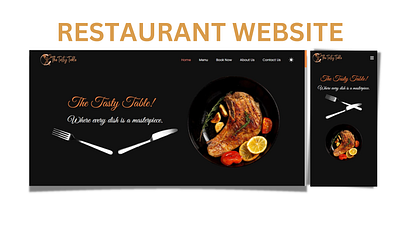 Modern & Professional Restaurant Website animation branding business business website coffee design food react reactjs restaurant site ui ux website