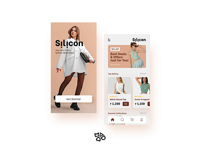 Silicon - clothing based UI App design app design application ui brand branding fashion app design fashion brand fashion ui fashion website ui ui design ui ux web design