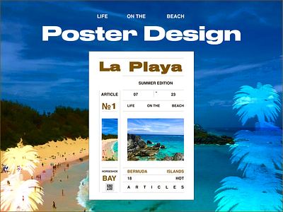 Poster Design graphic design magazine cover poster design posters summer swiss style travel magazine ui ui design vacation