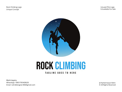 Rock Climbing Logo, Mountain Climbing Logo, Adventure Logo adventure logo brand design brand identity design branding business logo camp logo climbing logo company logo logo logo design man climbing logo modern logo mountain badge mountain climber mountain climbing logo mountain hiking logo mountain logo outdoor adventure rock climbing logo wallk logo