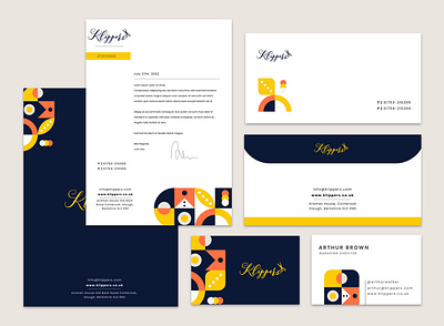 Klipper Stationary brand brand identity branding company design graphic design guideline identity logo porfolio profile stationary ui