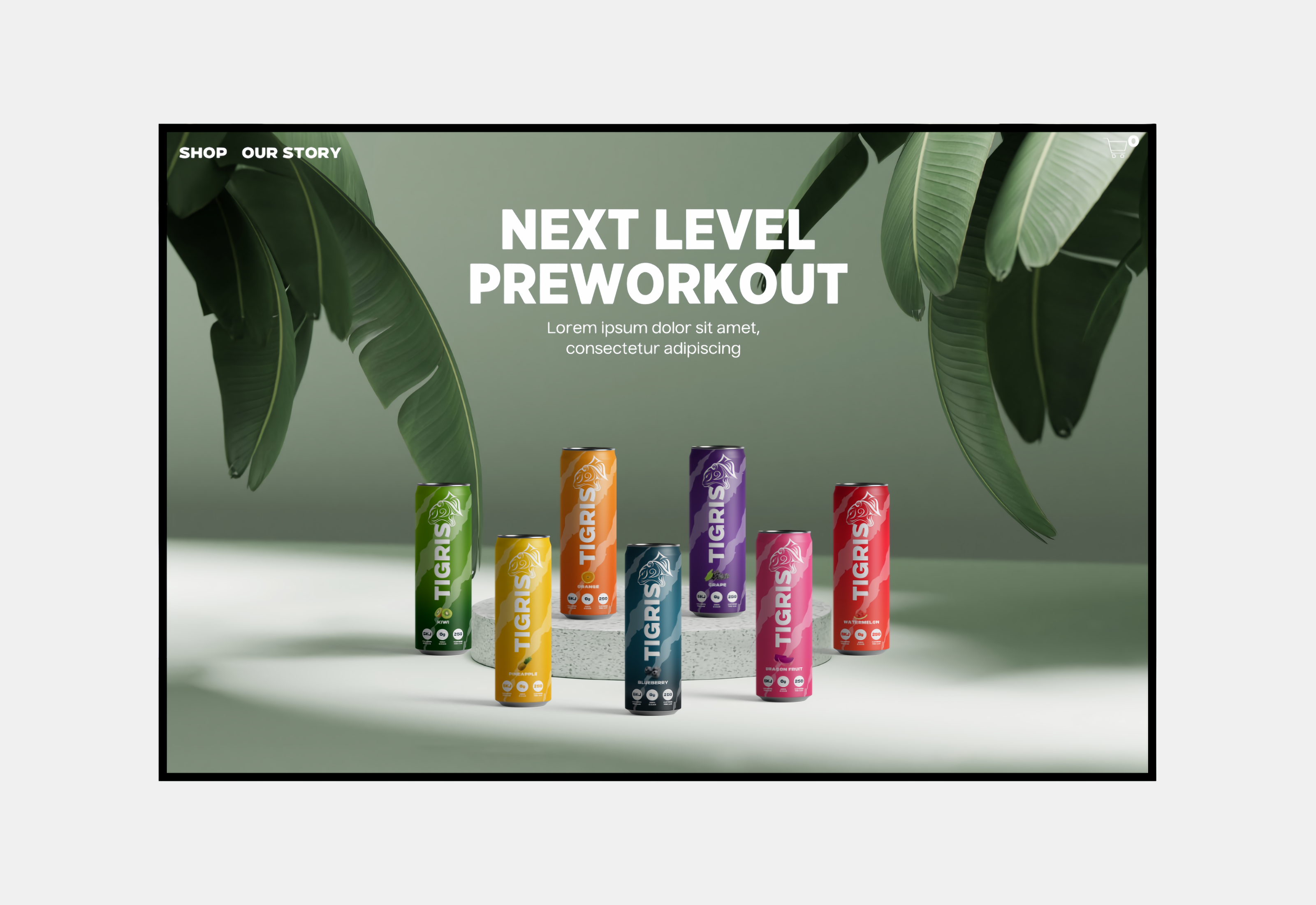 E-commerce Drink Brand Concept - TIGRIS branding design drink ecommerce food and drink graphic design illustration logo silv templates silv webflow templates ui ux web design web development webflow webflow templates website