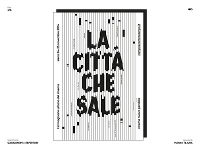 La città che sale / The city rises Poster admindashboard app branding dashboard design graphic design illustration logo poster ui vector