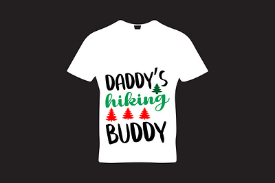 Daddy's buddy hiking christmas mug design