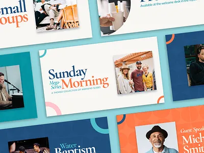 "Sunday Morning" Mega-Series church collection design graphic design mega series morning proclaim promedia series sermon slides sunday weekend