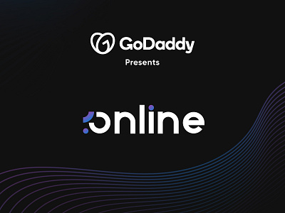 GoDadday Presents Online anshal anshal ahmed branding design godaddy godaddy online icon logo logo design online