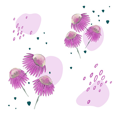 Rosie 01 flower graphic design ill illustration pattern pink