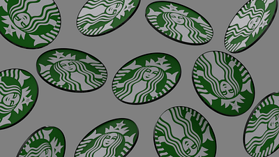 Starbuck-s 3d 3d design 3d logo autodesk branding design illustration inventor logo render rendering
