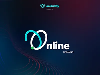 GoDaddy - 10 Years of .Online Logo brand dribbble godaddy logo