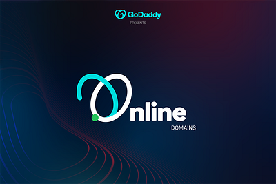 GoDaddy - 10 Years of .Online Logo brand dribbble godaddy logo