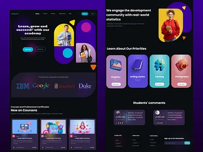 ٍٍٍEducation website education education web education website figma graphic design ui ui design ui ux ux ux design web design website