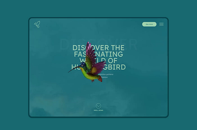 landing page with 3d element 3d animation web