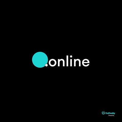 GoDaddy - .Online logo Rebound in 2 version .online logo godaddy godaddy logo rebount