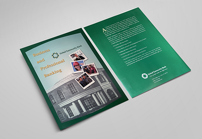 United Community Bank branding graphic design print product design