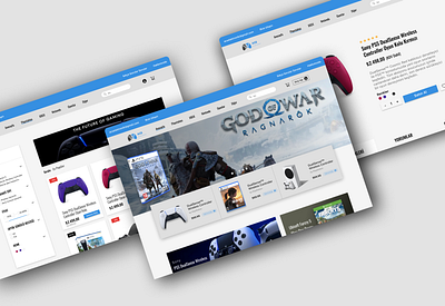 E-commerce Platform design e commerce logo ps shop ui uidesign ux uxdesign video videogames web webdesign