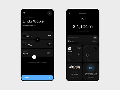 Digital bank mobile app app bank branding design ui ux