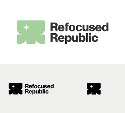 Diseño de logotipo para Refocused Republic branding design graphic design illustration logo logotipo typography vector