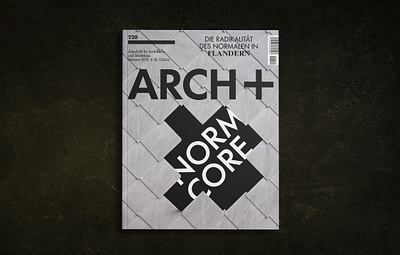 Editorial Design ARCH+ 200 — NORMCORE architecture design editorial design layout typography