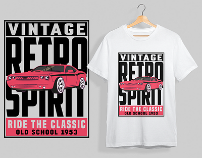 RETRO CLASSIC CAR VINTAGE T-SHIRT DESIGN apparel branding car classical classicalcar classsic clothing clothingstore design fashion graphic design hoodie illustration logo old retro tshirt tshirtdesign vintage vintagecar