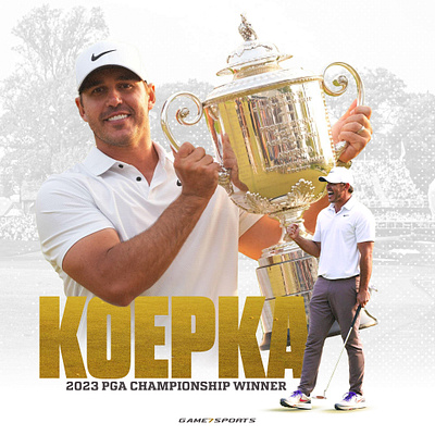 Brooks Koepka - PGA Champion brooks koepka golf koepka pga sports sports design