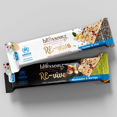 Packaging Design for Breakfast Bars branding design graphic design illustration packaging design product vector