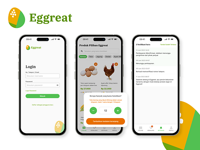 Eggreat, Fresh & Always There design exercise design thinking figma ui ui design