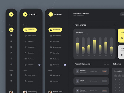 Dashhin - Ads Management Dashboard ads ads management chart dashboard design graph management management dashboard social media statistics ui ui design uiux user user dashboard user interface web website