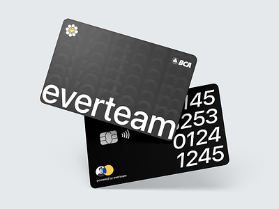 BCA Flazz Card - Everteam Member agency bank card clean design dollar ebanking emoney etoll ever ewallet finance fintech flazz money product design simple team virtual wallet