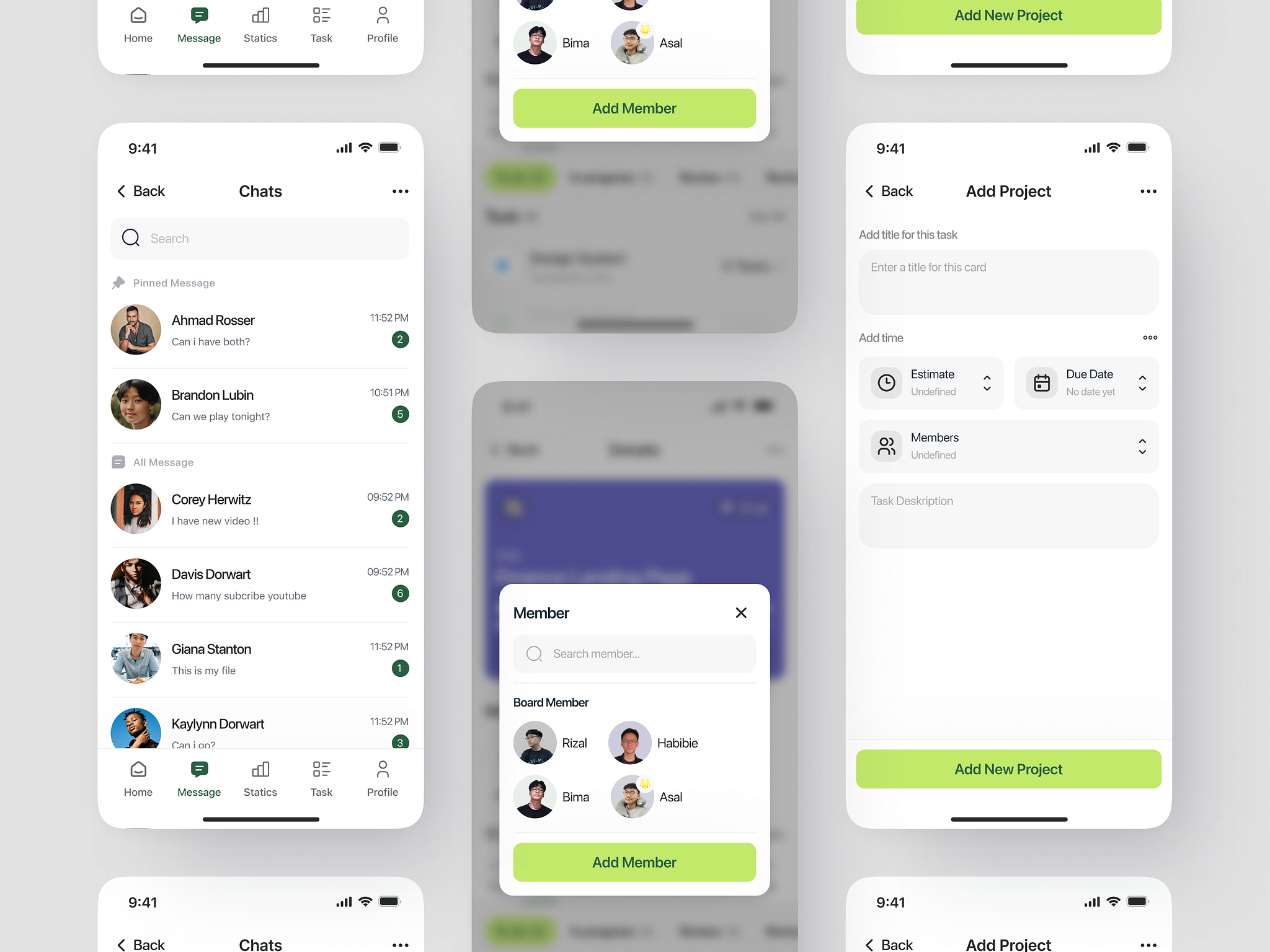 Tasktugas - Task Manager app by Habibi 🤖 for Kretya Studio on Dribbble