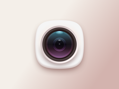 Hyperellipse icon 3d app design icon logo ui