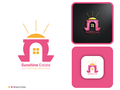 Sunshine Estate - Logo Design 3dlogo applogo brand branding creativelogo fiverr freelancer gradient gridlogo identity logo logobrand logodesign logodesigner minimal modernlogo upwork