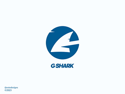 G SHARK Logo Idea! branding company design dual meaning g graphic design icon illustration letter logo logo folio logo idea logo inspirations logotype shark sport symbol vector
