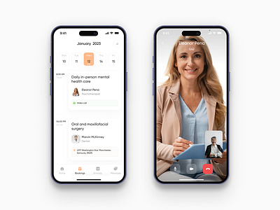 Doctor's appointment booking app app booking design ui ux