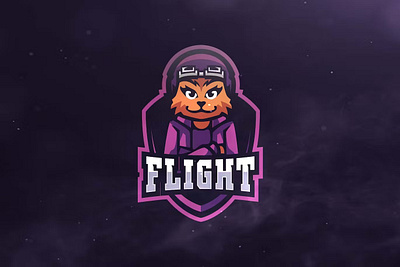 Flight Sport and Esports Logos branding design esport flight game gaming graphic logos sport template