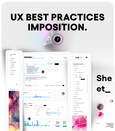 UX best practices imposition ❄️ Snowflake UI redesign/rebranding web design