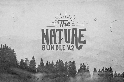 Nature Bundle V2 Logo Creator branding graphic design illustrations logo bundle logo nature logos mascot logo mascots nature nature logo nature styles template nature