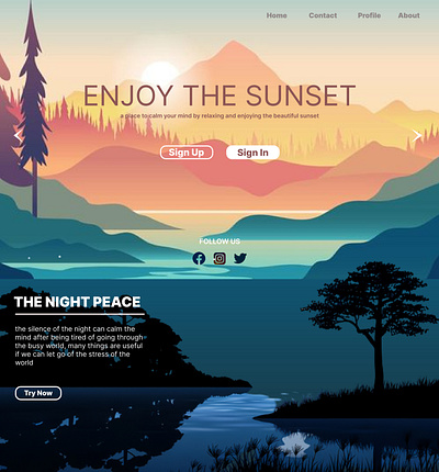 landscape website design graphic design landscape ui ux website design