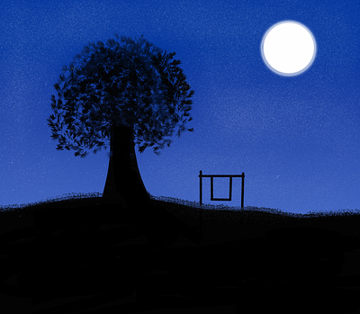 night sky adobe illustration animation graphic design illustration landscape