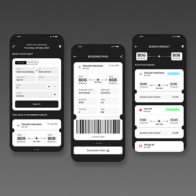 Boarding Pass | Daily UI Challenge - #24 app design boarding pass dailyui figma flight flight booking flight ticket ui design uiux user experience user interface ux design