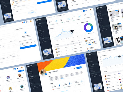 Learning Management System business chart dashboard design kit design system graph learning learning menegment system menu metrics card pie chart product profile sidebar space design system table ui webapp webapplication